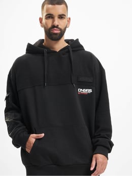 Dangerous DNGRS Overwear / Hoodie Sqared Oversized in black 806537