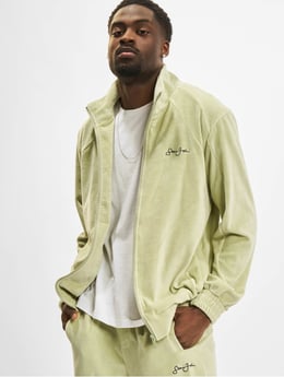 Sean John Jacket / Lightweight Jacket Script Logo Striped Velours in ...