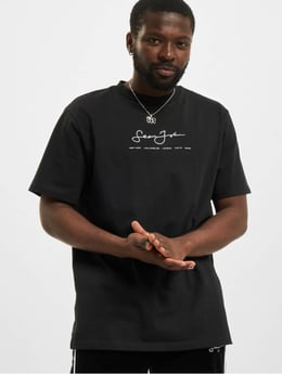 Sean John Herren TShirt Script Logo Peached City Backprint in beige 929853