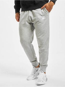 Nike Club Jogger Fit Sweat Pants Dark Grey Heather/Matte Silvern/White