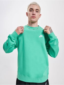 Nike Sportswear Club Fleece Sweatshirt Spring Green/White Blue4