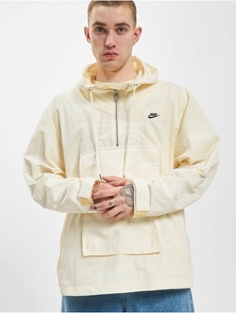 Nike NSW Circa Windbreaker Jacket Coconut Milk/Crimson/Off Noir
