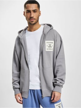 Pegador Salal Oversized Vintage Zip Hoody Washed Dusk Grey