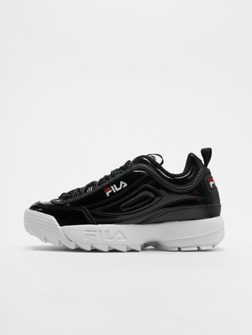 basket fila noir et or