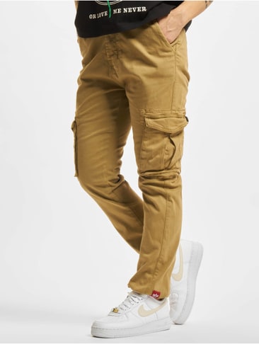 Mode Broeken Cargobroeken Zero Cargobroek khaki casual uitstraling 