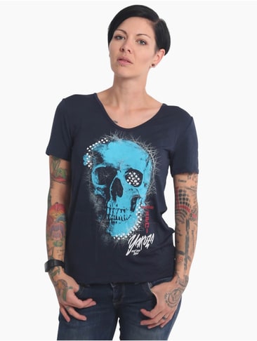 Dark Gull Gray Neues Yakuza Herren Skull T-Shirt