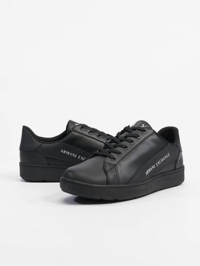 Vies rijkdom achterzijde Armani schoen / sneaker A-Racer Reflex in zwart 904012