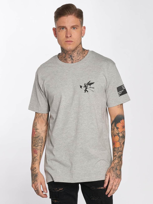 Männer t-shirts Merchcode Herren T-Shirt Linkin Park Flag in grau