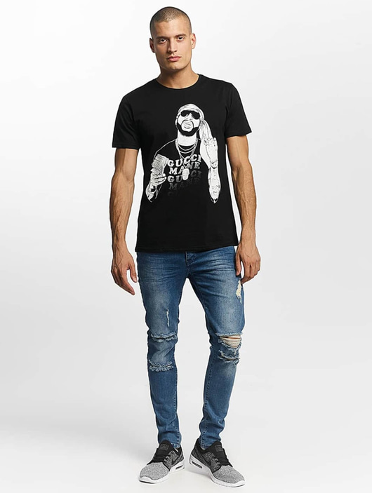 Männer t-shirts Merchcode Herren T-Shirt Gucci Mane Money in schwarz