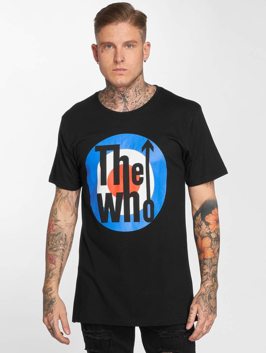 Männer t-shirts Merchcode Herren T-Shirt The Who Classic Target in schwarz