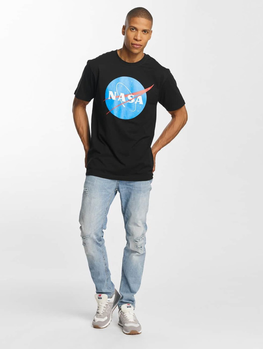 Männer t-shirts-109 Mister Tee Herren T-Shirt NASA in schwarz