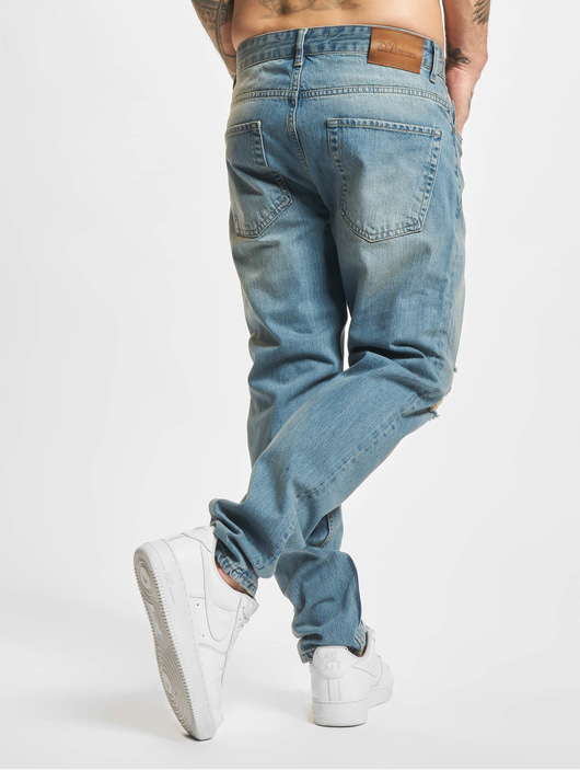 Männer skinny-jeans 2Y Premium Herren Skinny Jeans Anton in blau