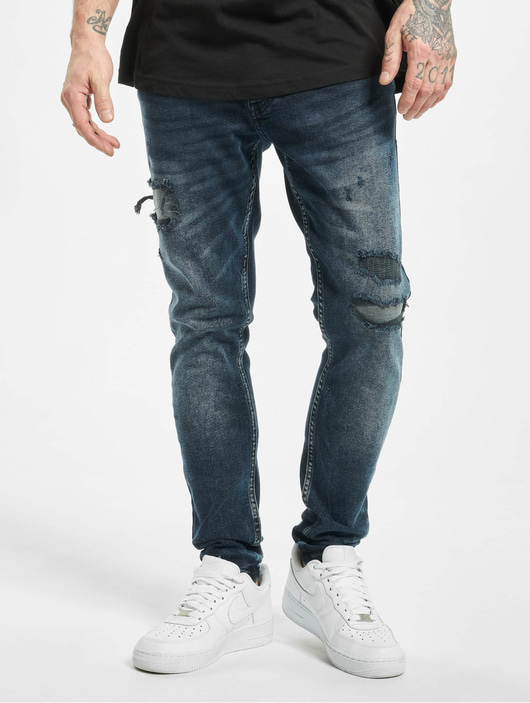 Männer skinny-jeans 2Y Herren Skinny Jeans Tino in blau