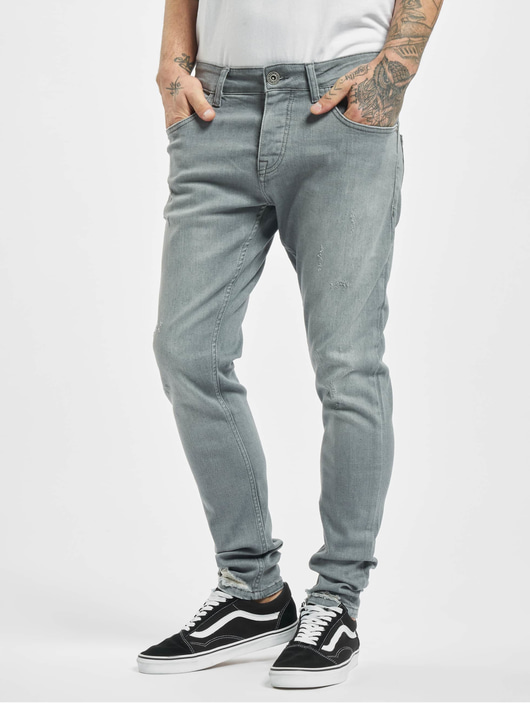 Männer skinny-jeans 2Y Herren Skinny Jeans Tim in grau