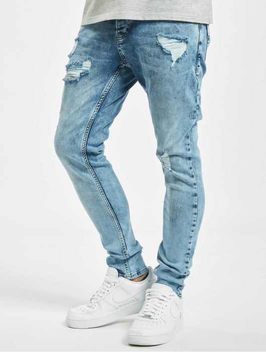 Männer slim-fit-jeans-190 2Y Herren Slim Fit Jeans Umay in blau