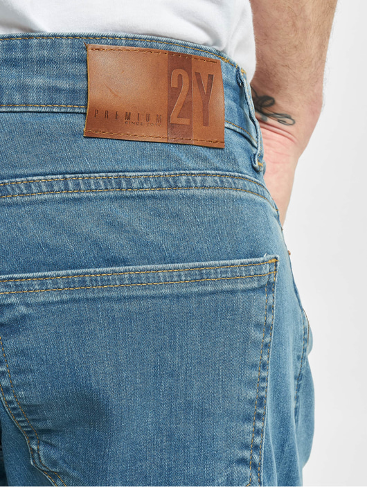 Männer slim-fit-jeans-190 2Y Herren Slim Fit Jeans Lakewood in blau