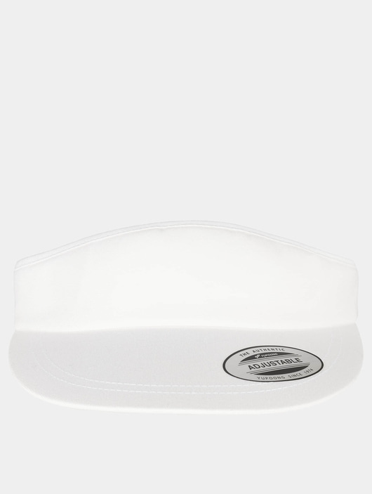 Frauen snapback-caps Flexfit Snapback Cap Flat Round Visor in weiß
