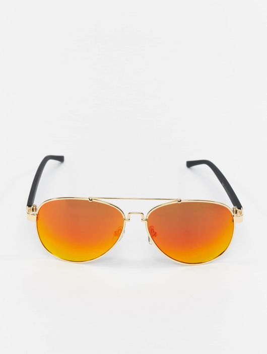 Frauen sonnenbrillen MSTRDS Sonnenbrille Shades Mumbo Mirror in goldfarben