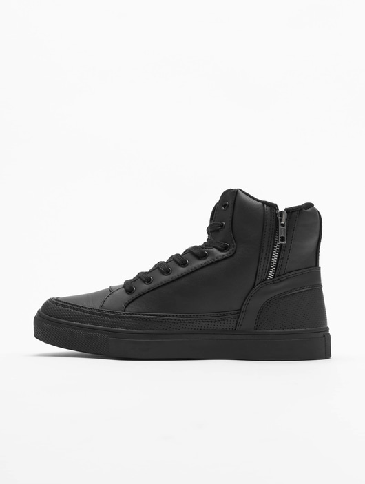Frauen sneakers Urban Classics Sneaker Zipper in schwarz