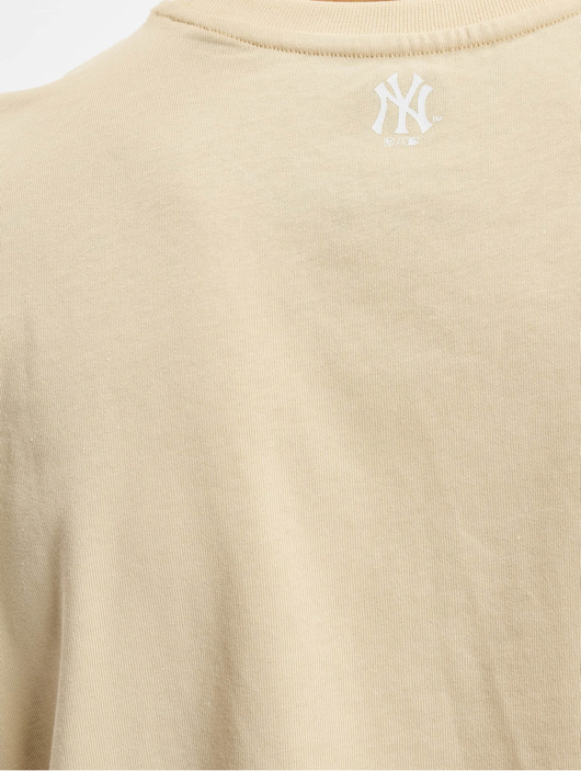 Männer t-shirts 47 Herren T-Shirt MLB New York Yankees Emb Backer Southside in beige