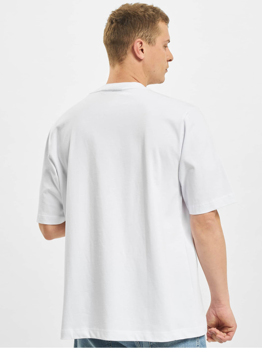 Männer t-shirts BALR Herren T-Shirt LOAB Stadium Loose Fit in weiß