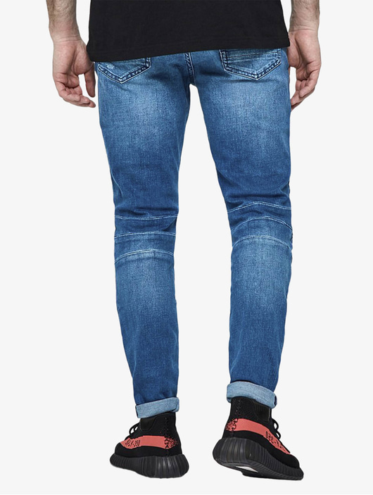 Männer skinny-jeans Cayler & Sons Herren Skinny Jeans ALLDD Paneled Ian Denim in blau