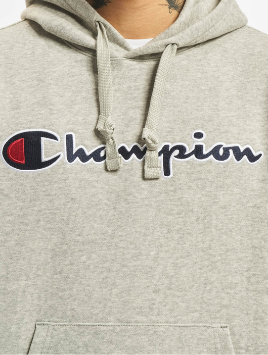 Männer hoodies Champion Herren Hoody Logo in grau