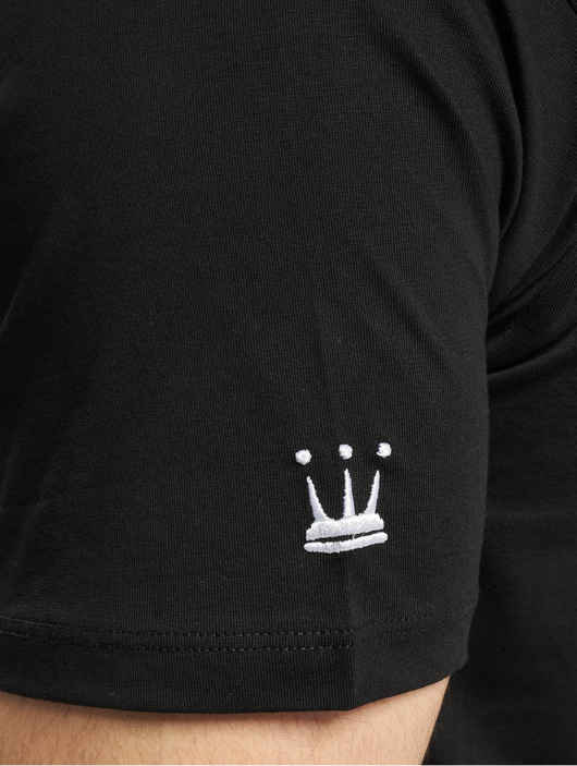 Männer t-shirts Dada Supreme Herren T-Shirt Supreme Mesh Crown in schwarz