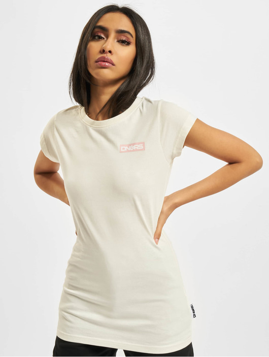 Frauen t-shirts Dangerous DNGRS Damen T-Shirt Crux in weiß