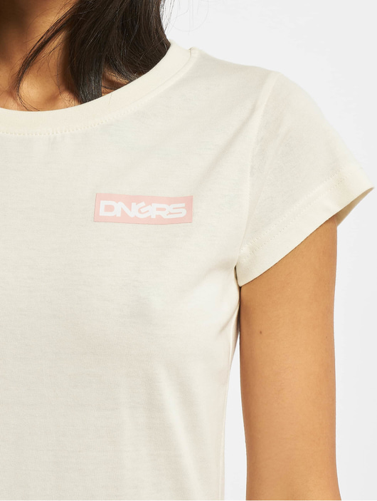 Frauen t-shirts Dangerous DNGRS Damen T-Shirt Crux in weiß