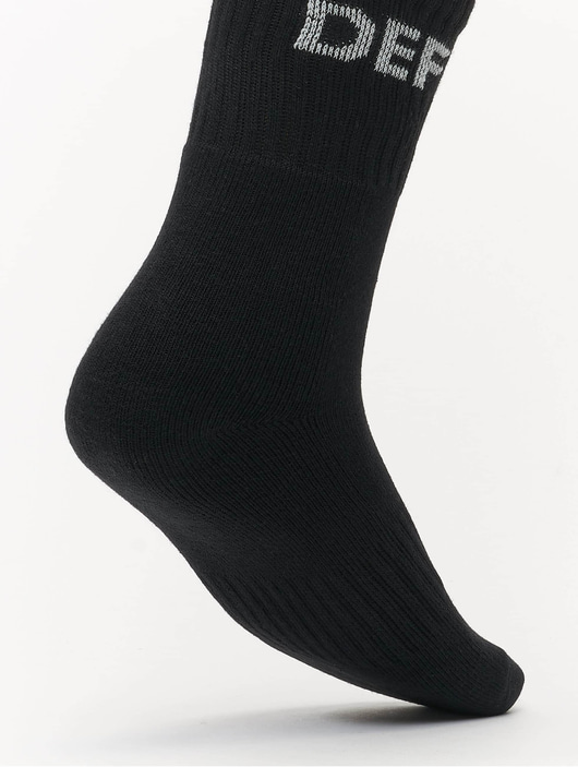 Frauen socken DEF Socken 3-Pack in schwarz