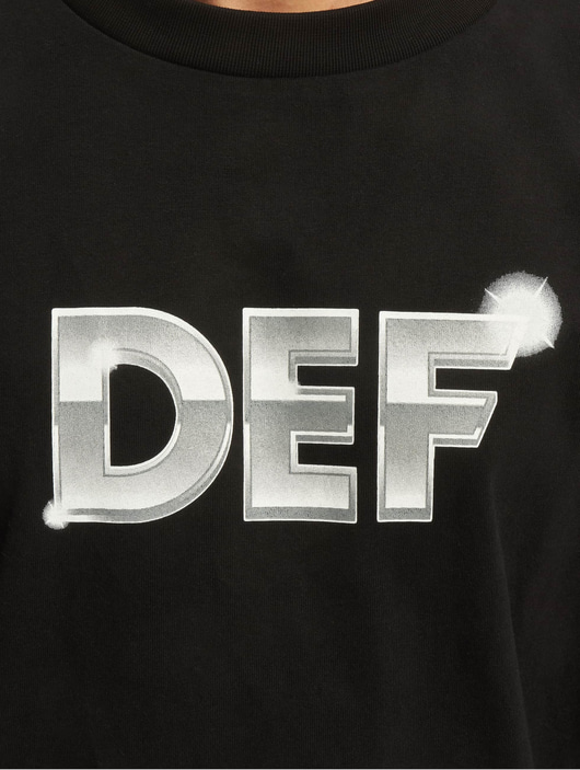 Frauen t-shirts DEF T-Shirt Glam in schwarz