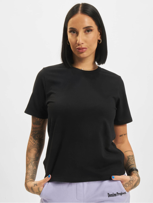 Frauen t-shirts Denim Project Damen T-Shirt Dpwjulie in schwarz