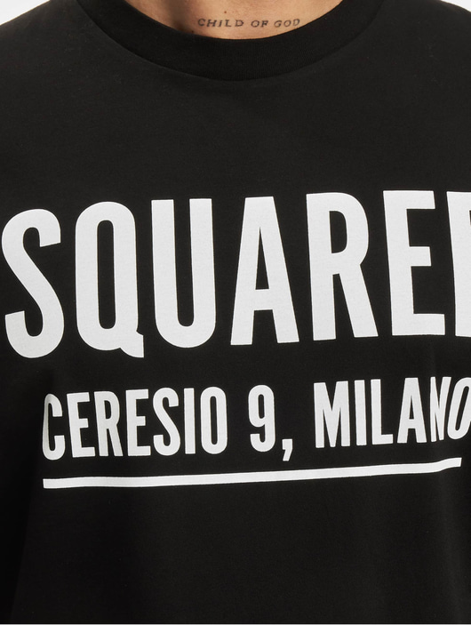 Männer t-shirts Dsquared2 Herren T-Shirt Ceresio Cool in schwarz
