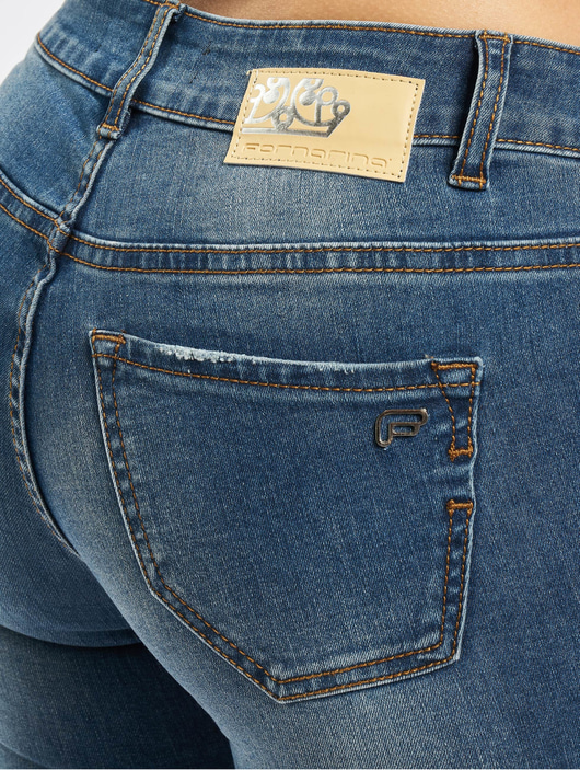 Frauen skinny-jeans Fornarina Damen Skinny Jeans UMBRIA in blau