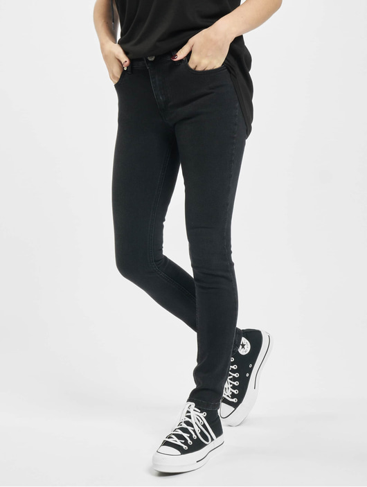 Frauen skinny-jeans Fornarina Damen Skinny Jeans ETHEL in schwarz
