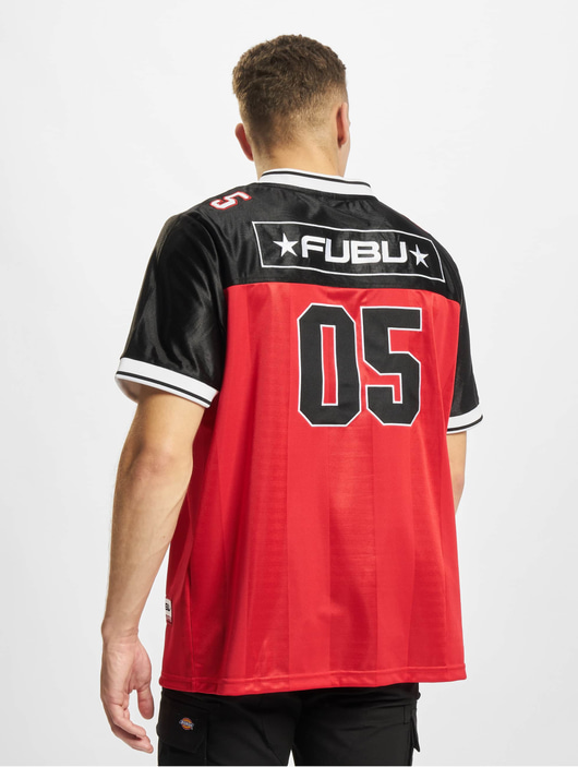 Männer t-shirts Fubu Herren T-Shirt Corporate Football Jersey in rot