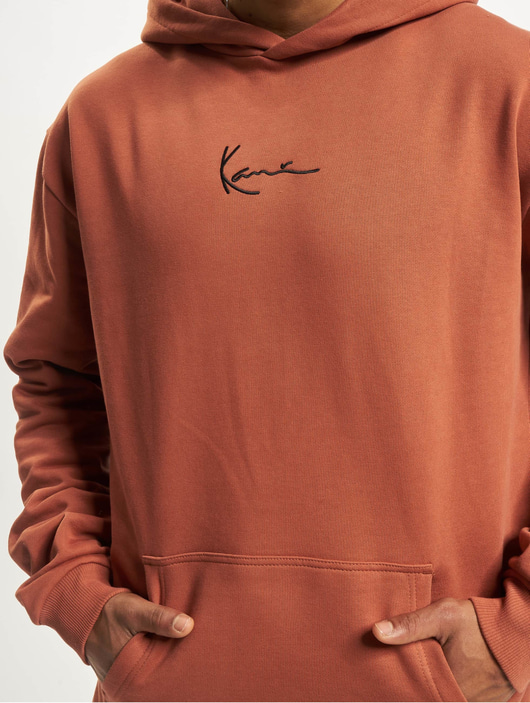 Frauen hoodies Karl Kani Hoody Small Signature in braun