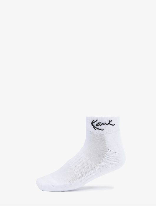 Frauen socken Karl Kani Socken Signature Ankle Socks 3 Pack in weiß