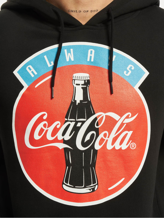Männer hoodies Merchcode Herren Hoody Always Coca Cola in schwarz