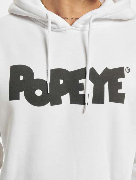 Männer hoodies Merchcode Herren Hoody Popeye Gulp in weiß
