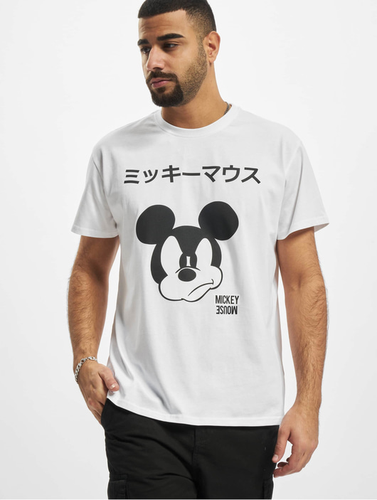 Männer t-shirts Merchcode Herren T-Shirt Mickey Japanese in weiß