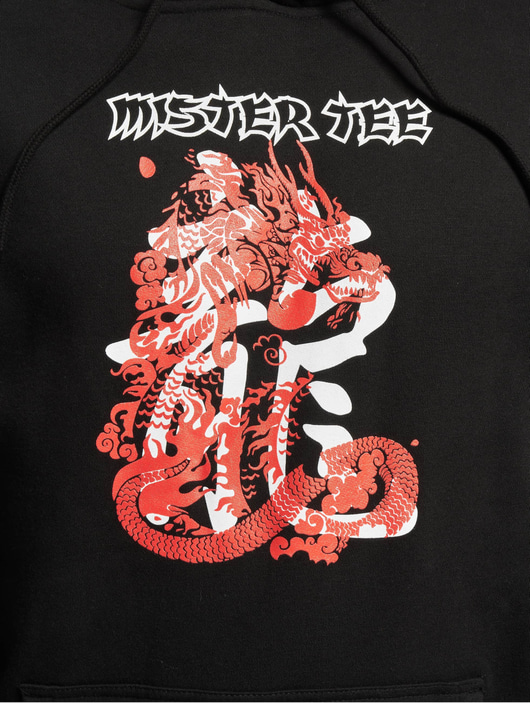 Männer hoodies Mister Tee Herren Hoody Dragon in schwarz