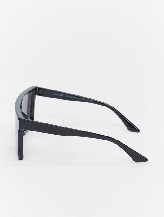 Frauen sonnenbrillen Mister Tee Sonnenbrille Lit Laser in schwarz