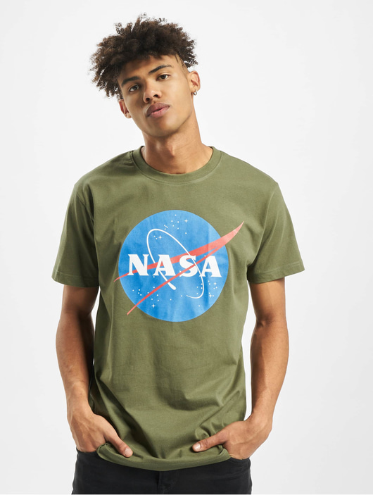 Männer t-shirts-109 Mister Tee Herren T-Shirt NASA in olive