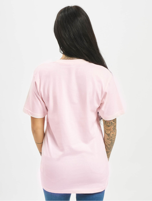 Frauen t-shirts-109 Mister Tee Damen T-Shirt Troublemaker in pink
