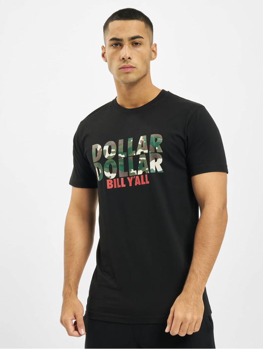 Männer t-shirts-109 Mister Tee Herren T-Shirt Dollar in schwarz