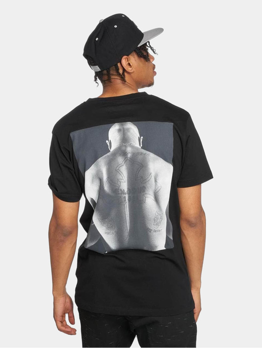 Männer t-shirts-109 Mister Tee Herren T-Shirt Tupac Back in schwarz