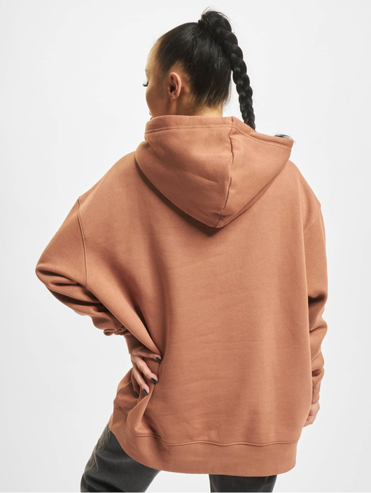 Frauen hoodies Nike Damen Hoody Essntl Clctn Fleece in braun