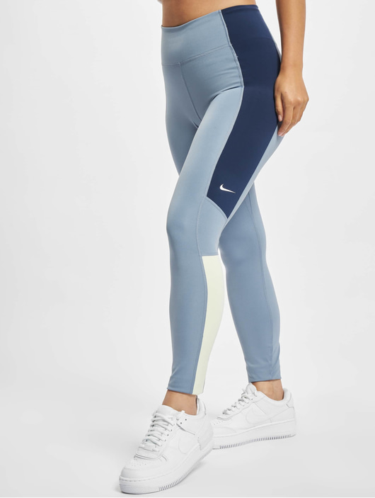 Frauen leggings Nike Damen Legging One 7/8 in blau
